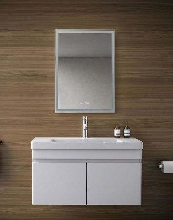 Зеркало-шкаф Silver Mirrors Киото 50 с часами и сменой цвета LED-00002356 Зеркало-шкаф Silver Mirrors Киото 50 с часами и сменой цвета LED-00002356