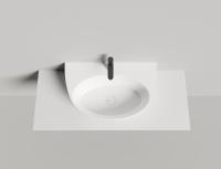 Раковина накладная Salini Alda 70 см 140323M белая