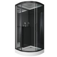 Душевая кабина 100x100 GROSSMAN GR260 стекло прозрачное профиль черный Душевая кабина 100x100 GROSSMAN GR260 стекло прозрачное профиль черный