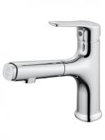 Смеситель для раковины с гигиеническим душем Wonzon & Woghand WW-AE4151-CR хром глянцевый