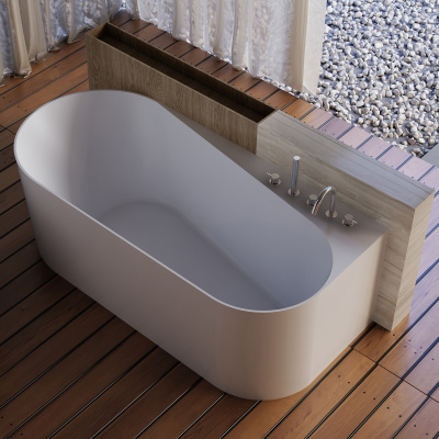 Ванна акриловая Abber AB9496-1.7 R белая