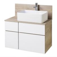 Тумба под раковину Aquaton Мишель 80 см 1A244501MIX40 подвесная дуб светлый