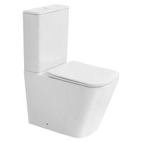 Унитаз-компакт Abber Rechteck AC1210TMW с микролифтом