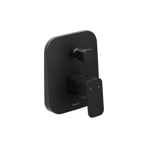 Смеситель скрытого монтажа Ravak 10° Free black -TD F 061.20 с переключателем X070156