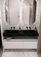 Раковина-столешница 140x46 см Armadi Art FLAT NERO MARQUINA 859-140-NM Раковина-столешница 140x46 см Armadi Art FLAT NERO MARQUINA 859-140-NM