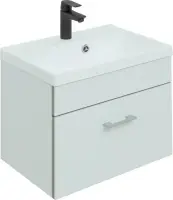 Тумба под раковину Aquanet Верона 50 см 00272425 подвесная белая матовая