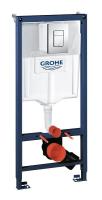 Система инсталляции для унитаза с панелью смыва  Grohe Rapid sl 38772001 хром Система инсталляции для унитаза с панелью смыва  Grohe Rapid sl 38772001 хром