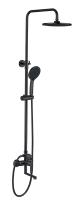 Душевая система со смесителем ESKO Lagos black ST205LGBL черный Душевая система со смесителем ESKO Lagos black ST205LGBL черный