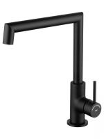 Смеситель для кухонной мойки Wonzon & Woghand WW-L1005-MB черный матовый