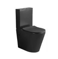 Унитаз-компакт безободковый Cerutti SPA SELLA MB черный матовый Унитаз-компакт безободковый Cerutti SPA SELLA MB черный матовый