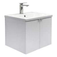 Тумба с раковиной Comforty Лима 60 см 00-00019238 подвесная белая
