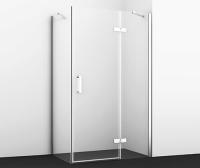 Душевой уголок WasserKRAFT Aller 120x200x80 10H06RWHITE профиль белый с хромом