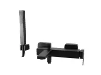 Смеситель для ванны Webert Pegaso PE850101560 черный матовый