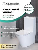 Унитаз безободковый Ambassador Ritz 237K19001RS белый Унитаз безободковый Ambassador Ritz 237K19001RS белый