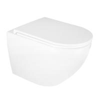 Унитаз Azario Navio AZ-0074 подвесной безободковый с микролифтом