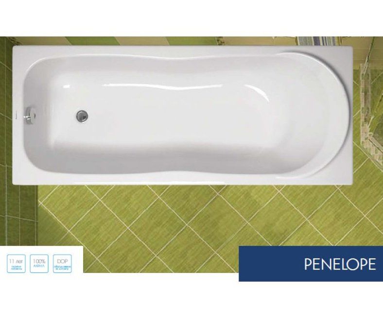 Акриловая ванна VAGNERPLAST PENELOPE 170x70 Акриловая ванна VAGNERPLAST PENELOPE 170x70