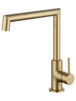 Смеситель для кухонной мойки Wonzon & Woghand WW-L1005-BG золото брашированный