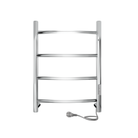 Полотенцесушитель электрический 43,2x60 см INDIGO Arc lux Lcale60-40rt серебристый Полотенцесушитель электрический 43,2x60 см INDIGO Arc lux Lcale60-40rt серебристый