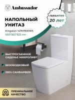 Унитаз безободковый Ambassador Kingston 147K19001RS белый Унитаз безободковый Ambassador Kingston 147K19001RS белый