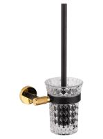 Ершик для унитаза Wonzon & Woghand Majestic WW-9229 черный с золотом глянцевый