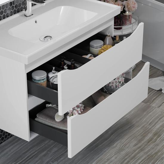 Тумба 86x43,1 см Opadiris Элеганс 00-00006896 белый Тумба 86x43,1 см Opadiris Элеганс 00-00006896 белый
