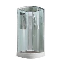 Душевая кабина с баней AvaCan 90x90 A2090 профиль хром