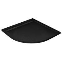Поддон из искусственного мрамора 90x90 см Cezares  TRAY-AS-R-90-30-NERO чёрный матовый Поддон из искусственного мрамора 90x90 см Cezares  TRAY-AS-R-90-30-NERO чёрный матовый