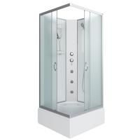 Душевая кабина с полкой 90x90 Niagara Classic NG-1108-14BKG средний поддон стекло матовое Душевая кабина с полкой 90x90 Niagara Classic NG-1108-14BKG средний поддон стекло матовое