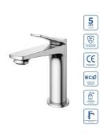 Смеситель для раковины BelBagno Unique UNIQUE-LVM-CRM-W0 хром глянцевый