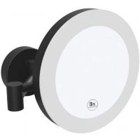 Зеркало косметическое Bemeta 116101770 подвесное черный матовый