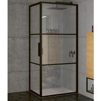 Душевой уголок Riho Grid 120x200x90 G004020121 профиль черный
