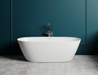 Ванна из литьевого камня Salini Sofia 165х75 102511G белая глянцевая