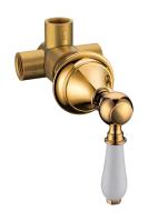 Смеситель встраиваемый для душа Boheme Tradizionale Oro 623 золото глянцевый
