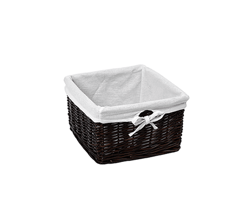 Плетеная корзина 26х26х16 WasserKRAFT Alme WB-150-S