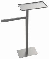 Стойка для ванной Boheme 10952-NB никель брашированный