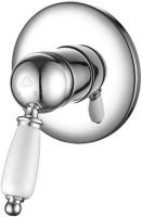 Смеситель с внутренней частью Caprigo Adria Uno 02-550-crm для душа хром глянцевый