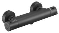 Термостат для душа ESKO Mikros T3080 Black черный матовый Термостат для душа ESKO Mikros T3080 Black черный матовый