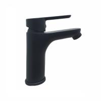 Смеситель для раковины с донным клапаном Webert Sax Evolution SE833102560 черный матовый