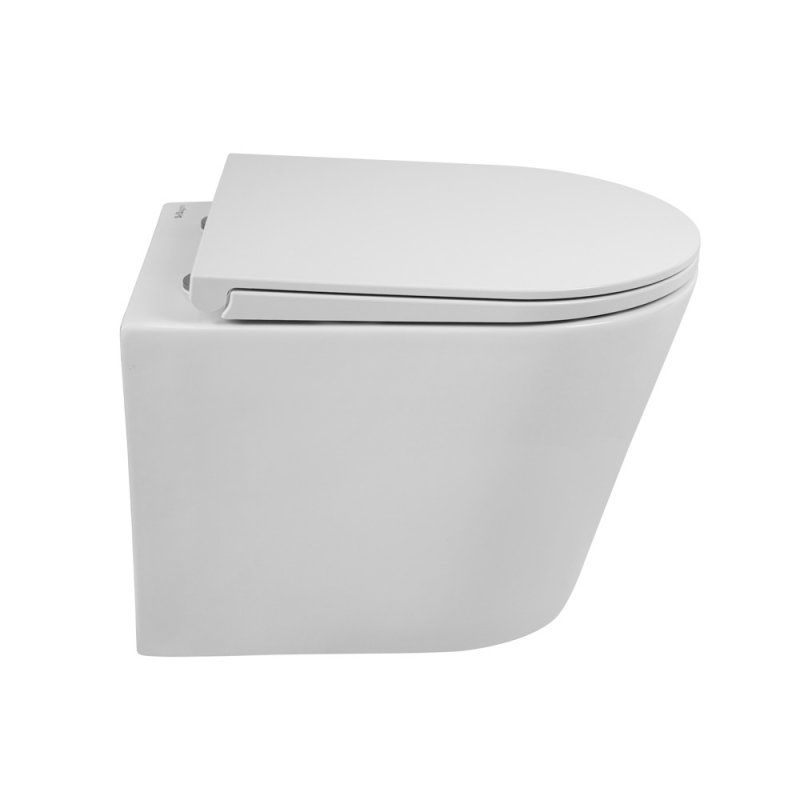 Унитаз подвесной безободковый  BelBagno FLAY-R BB053CHR Унитаз подвесной безободковый  BelBagno FLAY-R BB053CHR