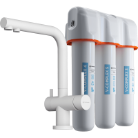 Смеситель для кухни Omoikiri Nagano-P + Pure drop Lite 4054.8028P белый