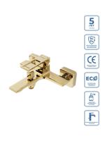 Смеситель для ванны BelBagno Luce LUC-VAS-ORO золото глянцевый