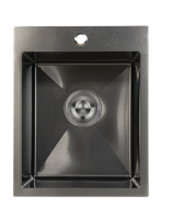 Мойка из нержавеющей стали Santegro 40 см STR4050BL графит