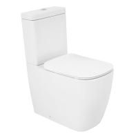 Унитазкомпакт безободковый с бачком и сиденьем  Cezares LUX CZR-159-CPR/CZR-159-SC Унитазкомпакт безободковый с бачком и сиденьем  Cezares LUX CZR-159-CPR/CZR-159-SC