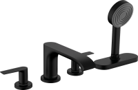 Смеситель на борт ванны Hansgrohe Vivenis 75444670 матовый черный Смеситель на борт ванны Hansgrohe Vivenis 75444670 матовый черный
