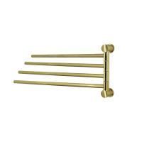 Держатель полотенец четверной WasserKRAFT K-1034BRUSHED GOLD Держатель полотенец четверной WasserKRAFT K-1034BRUSHED GOLD