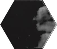 Hex Black Glossy 15x17,3 см