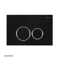 Смывная клавиша Caprigo Da001-black/crm Смывная клавиша Caprigo Da001-black/crm