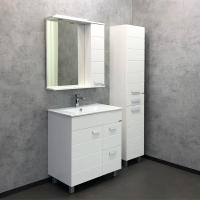 Тумба с раковиной Comforty Модена М 75 см 00-00001643 напольная белая