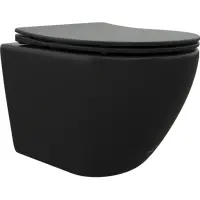 Унитаз Ceruttispa Ticino CT8918 подвесной безободковый с сиденьем микролифт