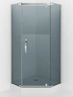 Душевое ограждение пятиугольное 90x90x200 ALEX BAITLER AB245-90 Душевое ограждение пятиугольное 90x90x200 ALEX BAITLER AB245-90
